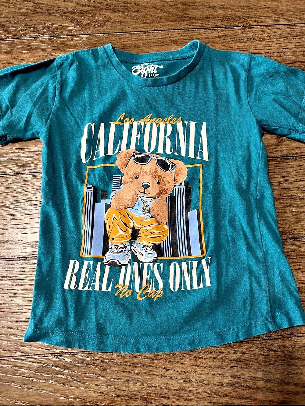 Eighty Eight Brand Boys Graphic Tee Blue Size 6